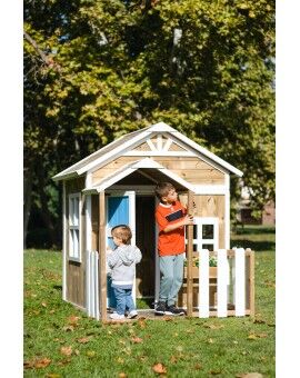 Casinha infantil de madeira em painéis Masgames OLDEN