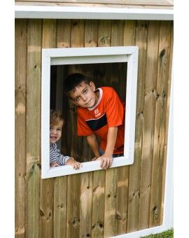 Casinha infantil de madeira em painéis Masgames OLDEN