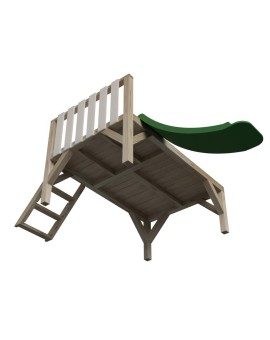 Casinha de madeira Masgames LOLLIPOP Elevada branca