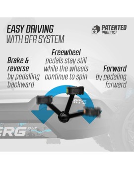 Carro a pedais BERG Rally DRT Black BFR-3