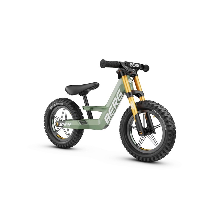 Bicicleta de equilíbrio BERG BIKY Cross Green com travão de mão