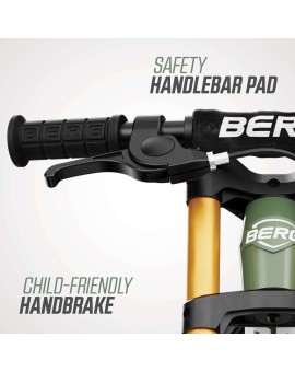 Bicicleta de equilíbrio BERG BIKY Cross Green com travão de mão