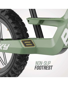Bicicleta de equilíbrio BERG BIKY Cross Green com travão de mão