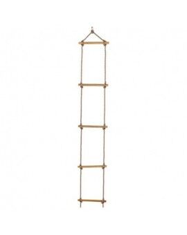 Baloiço duplo em madeira redonda Masgames KADI L Deluxe