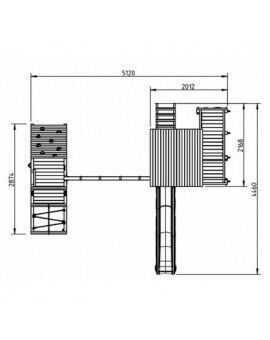 Parque infantil Masgames PENTHOUSE XL com Challenger