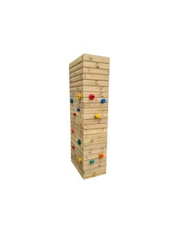 Letras Gigantes Masgames ALPHAPLAY com pedras de escalada cor natural
