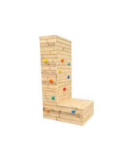 Letras Gigantes Masgames ALPHAPLAY com pedras de escalada cor natural