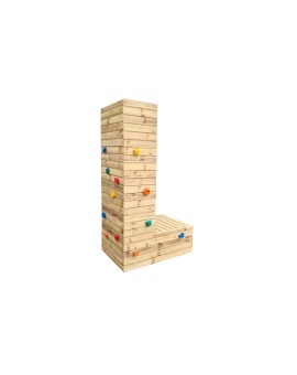 Letras Gigantes Masgames ALPHAPLAY com pedras de escalada cor natural