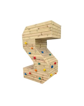 Letras Gigantes Masgames ALPHAPLAY com pedras de escalada cor natural