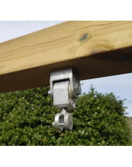 Baloiço duplo de madeira Masgames VEGA (assentos planos)