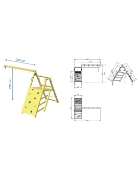 Módulo Challenger para adicionar a um parque infantil MASGAMES