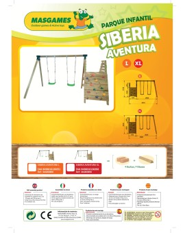 Parque infantil Masgames SIBERIA AVENTURA XL