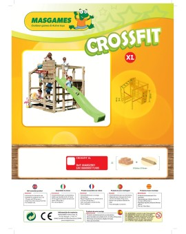 Parque infantil Masgames CROSSFIT XL