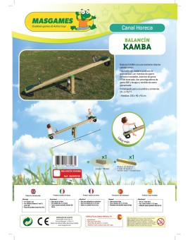 Balanço sobe e desce Masgames KAMBA