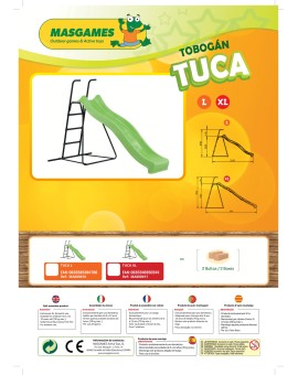 Escorrega de metal Masgames TUCA XL