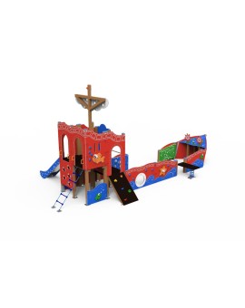 Parque infantil inclusivo BARCO BARBARROJA