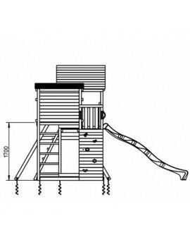Parque infantil Masgames PALAZZO XL com baloiço