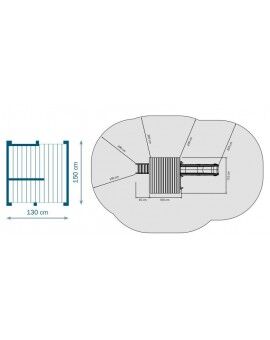 Parque infantil Masgames BEACH HUT XL com Challenger