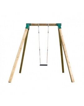 Baloiço individual em madeira quadrada Masgames KARAI DELUXE Adultos