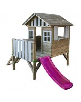 Casinha de madeira Masgames LOLLIPOP Elevada branca