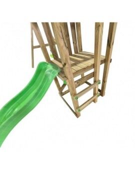 Parque infantil Masgames CARLIT M telhado de madeira e balanço duplo