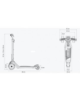 Scooter BERG Nexo Dobrável