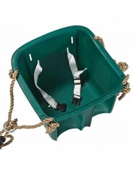 Baloiço individual em madeira redonda Masgames KILA L + assento de bebê