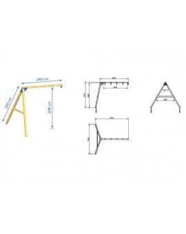 Parque infantil BELVEDERE L com Challenger