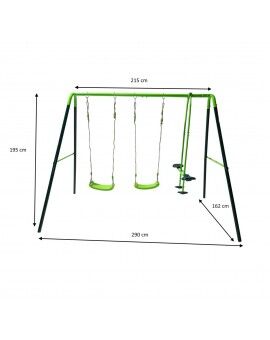 Baloiço triplo de metal Masgames GINGO