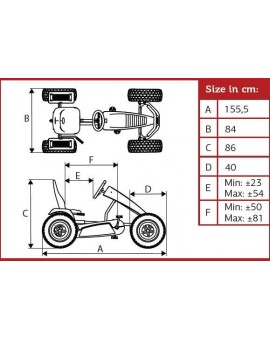 Kart de pedais BERG Jeep Revolution BFR