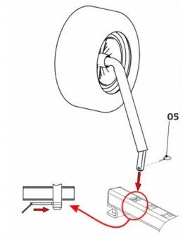 Roda sobressalente BERG X-Plore