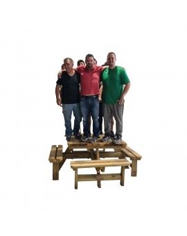 Mesa de piquenique quadrada MASGAMES BALTIC