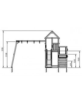 Parque infantil Masgames PENTHOUSE XL com balanço