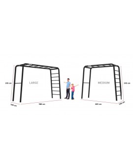 BERG Playbase Medium TL (rede de escalada + saco de pancadas)