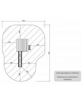 Parque infantil Masgames TIBIDABO XL com casinha