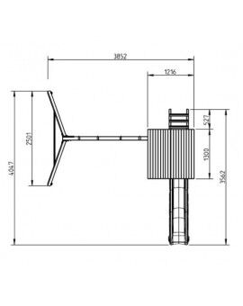 Parque infantil Masgames KIOSK L com baloiço