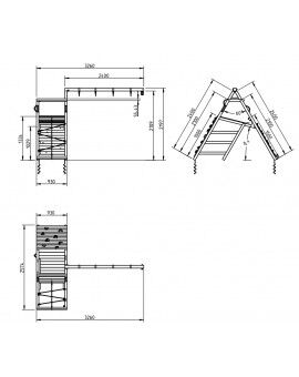 Parque infantil Masgames KIOSK L com Challenger