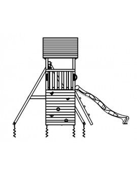 Parque infantil Masgames BELVEDERE L com baloiço