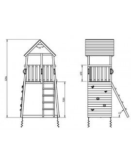 Parque infantil Masgames BELVEDERE XL com Challenger