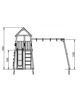 Parque infantil Masgames BELVEDERE XL com baloiço