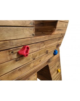 Letras Gigantes Masgames ALPHAPLAY com pedras de escalada cor natural