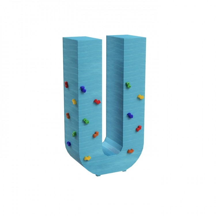 Letras Gigantes Masgames ALPHAPLAY com pedras de escalada pintadas