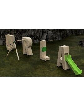 Letras Gigantes Masgames ALPHAPLAY cor natural