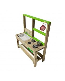 Cozinha infantil para exterior em madeira Masgames SPICY