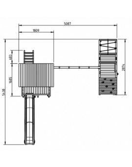 Parque infantil Masgames PAGODA XL com Challenger