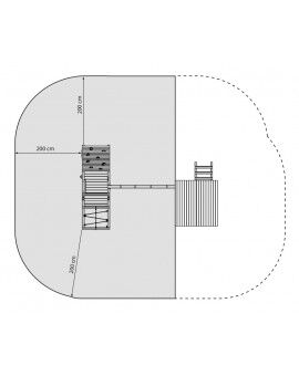 Parque infantil Masgames BEACH HUT XL com Challenger