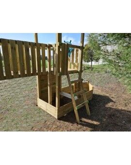 Ponte de madeira MASGAMES Madison para unir dois parques infantis