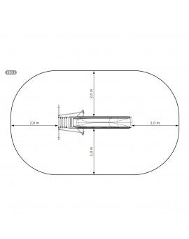 Escorrega de metal Masgames TUCA XL