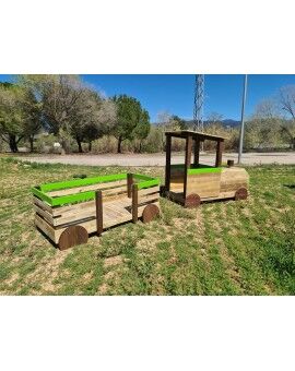 Parque infantil Masgames TREM PINXO: Locomotiva + 2 vagões