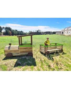 Parque infantil Masgames TREM PINXO: Locomotiva + 2 vagões